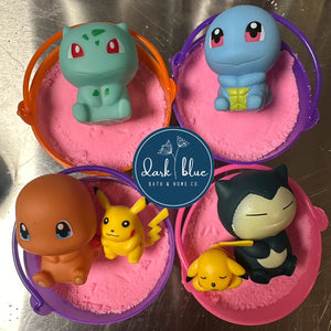 Pokemon Beach Pail Bath Bombs with Hidden Toys