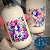 Unicorn Goat Milk Lotion Glass Bottles